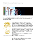 White Paper:  Mobile Students, Mobile Learning, for Luidia 