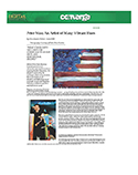 Article/Interview:  “Peter Max, An Artist of Many Vibrant Hues,” for Converge magazine 